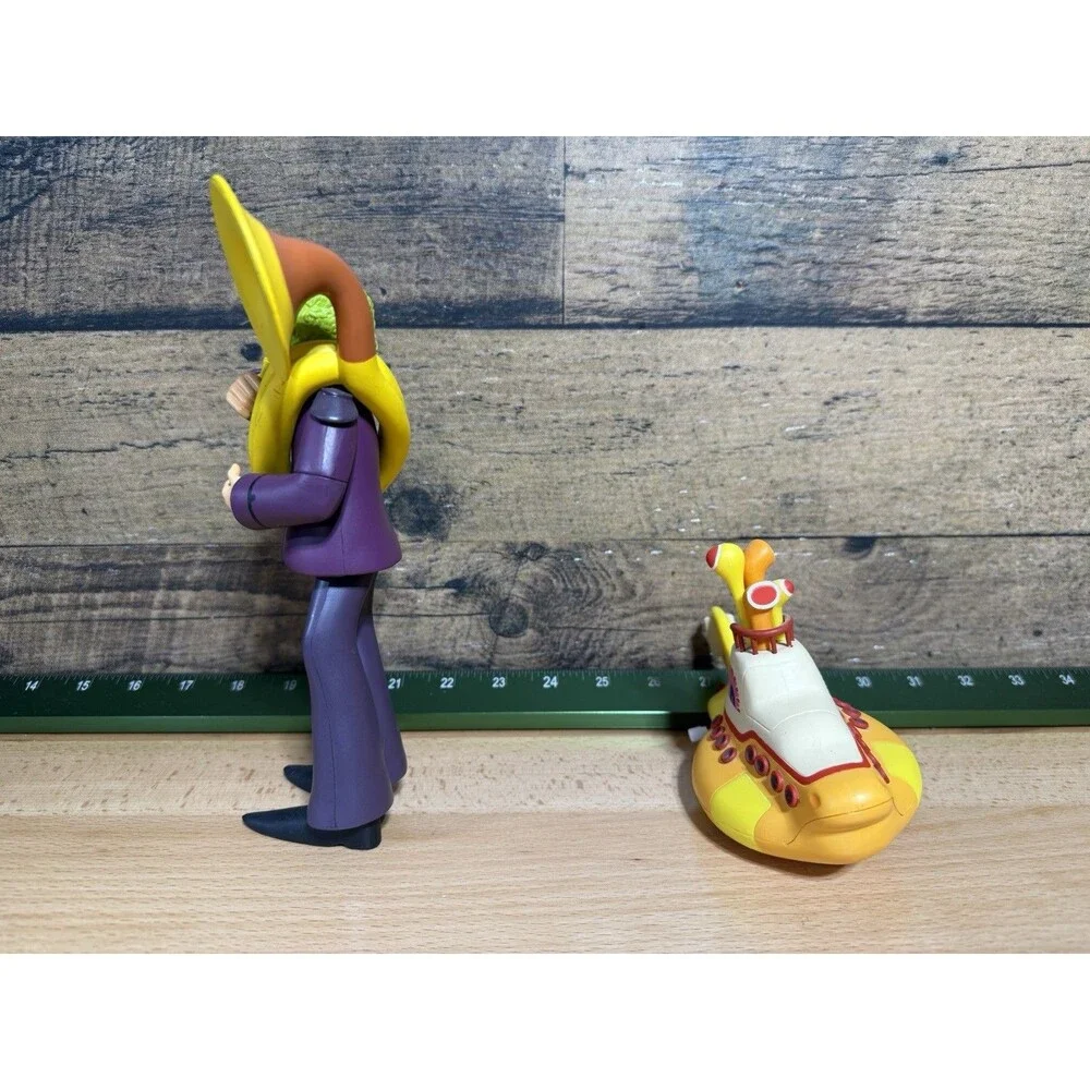 McFarlane The Beatles Yellow Submarine Figure With Submarine And Working
